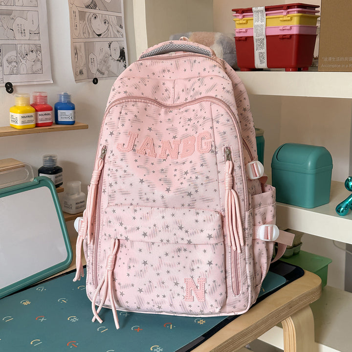 Stylish Star Patterned Backpack Kalsten