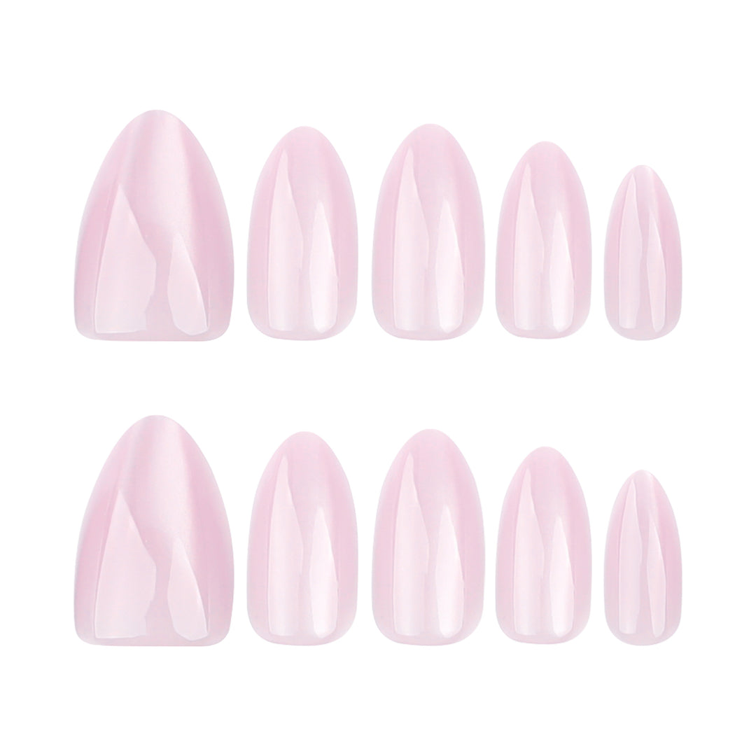 Artful Gel Nails with Elegant Glamour Finish Kalsten