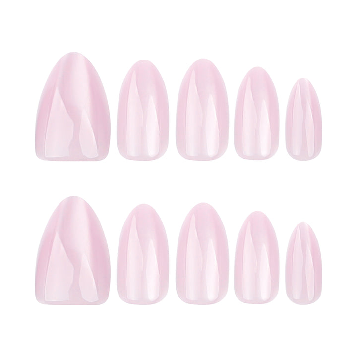 Artful Gel Nails with Elegant Glamour Finish Kalsten