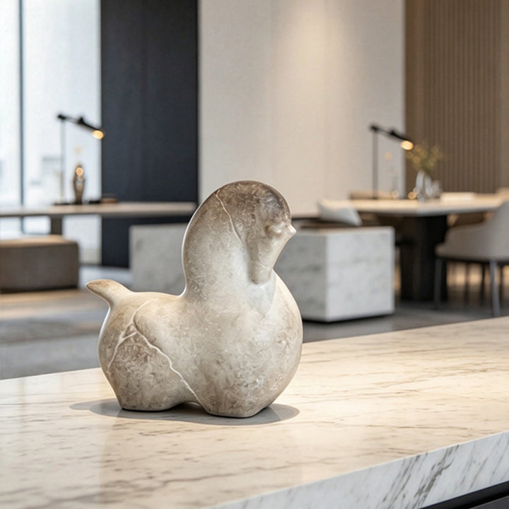 Abstract Decorative Bird Sculpture