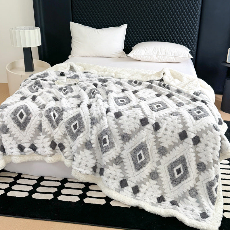 Decorative Fleece Throw Blanket