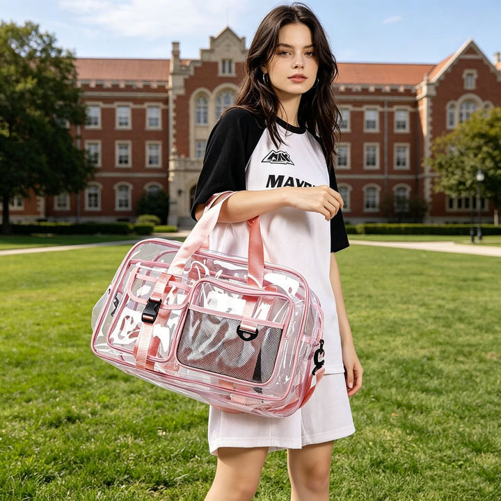 Transparent Travel Sports Tote