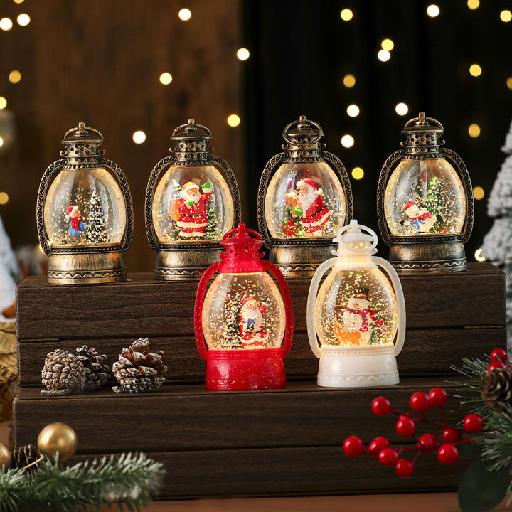 Decorative LED Snow Globe Lantern Kalsten