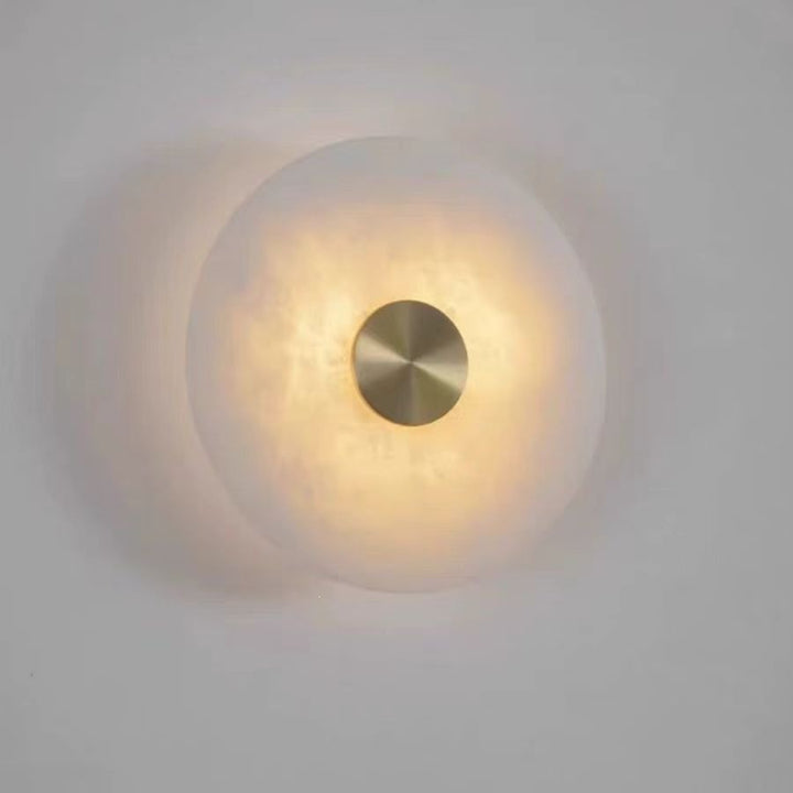 Modern Alabaster Wall Sconce