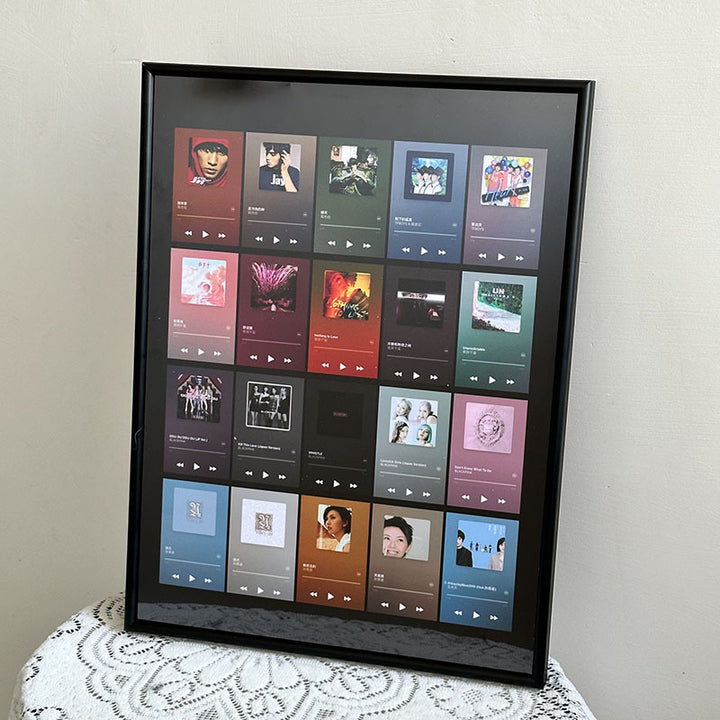 Modern Media Art Collage Frame