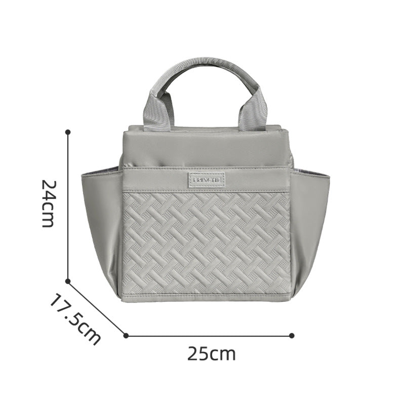 Multi-Pocket Insulated Lunch Tote