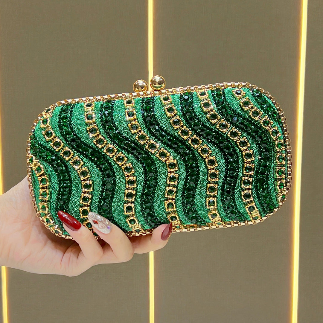 Luxe Bejeweled Evening Clutch