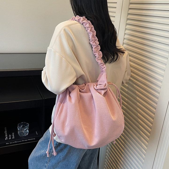 Textured Slouchy Handbag