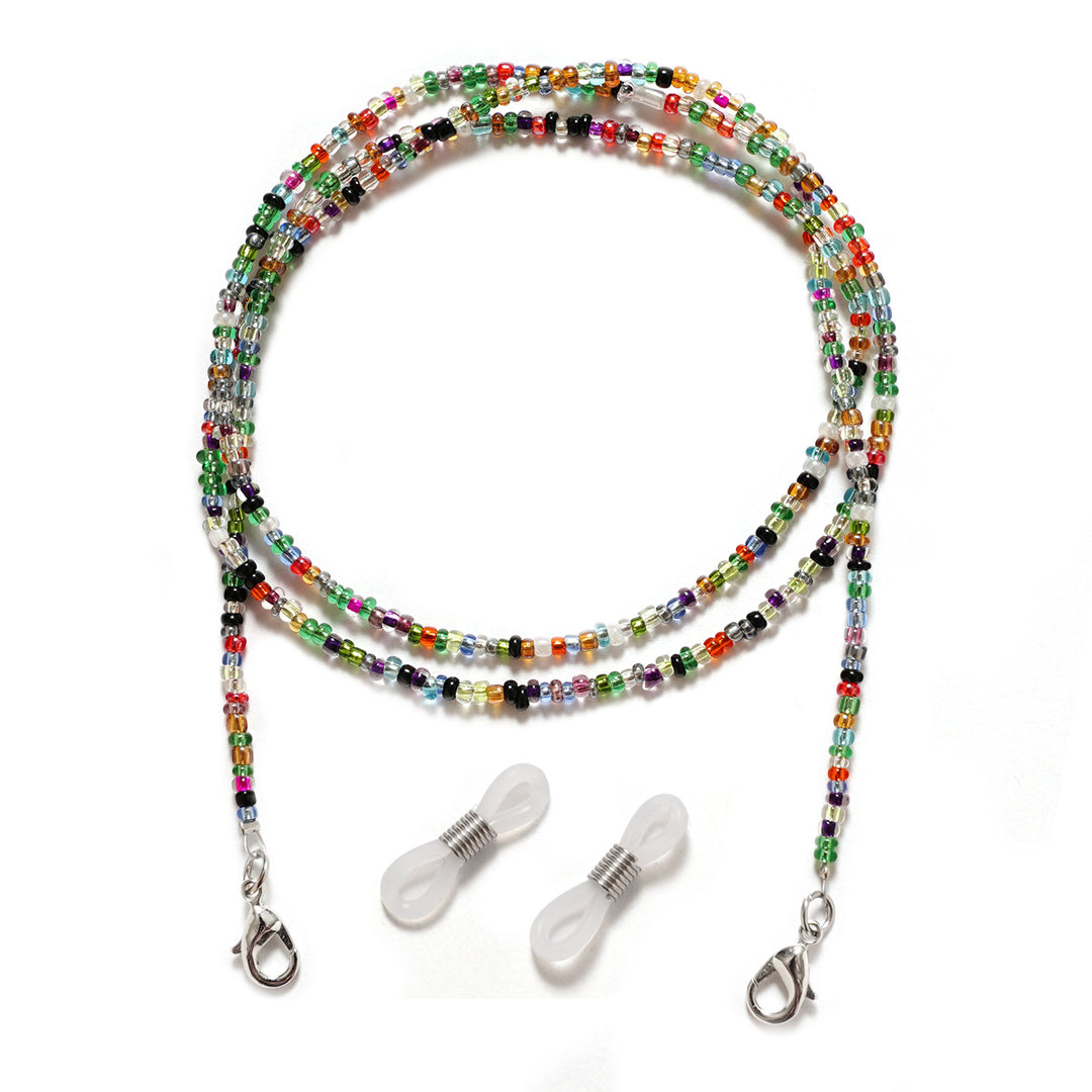 Multi-Colored Beaded Glasses Holder Chain kalsten