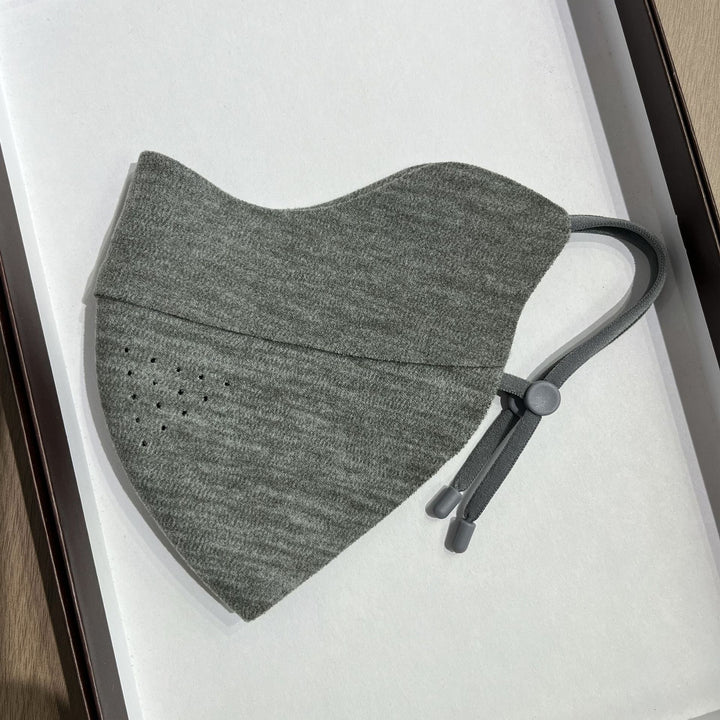 Sueded Reusable Face Mask with Breathable Perforation & Adjustable Ear Loops Kalsten