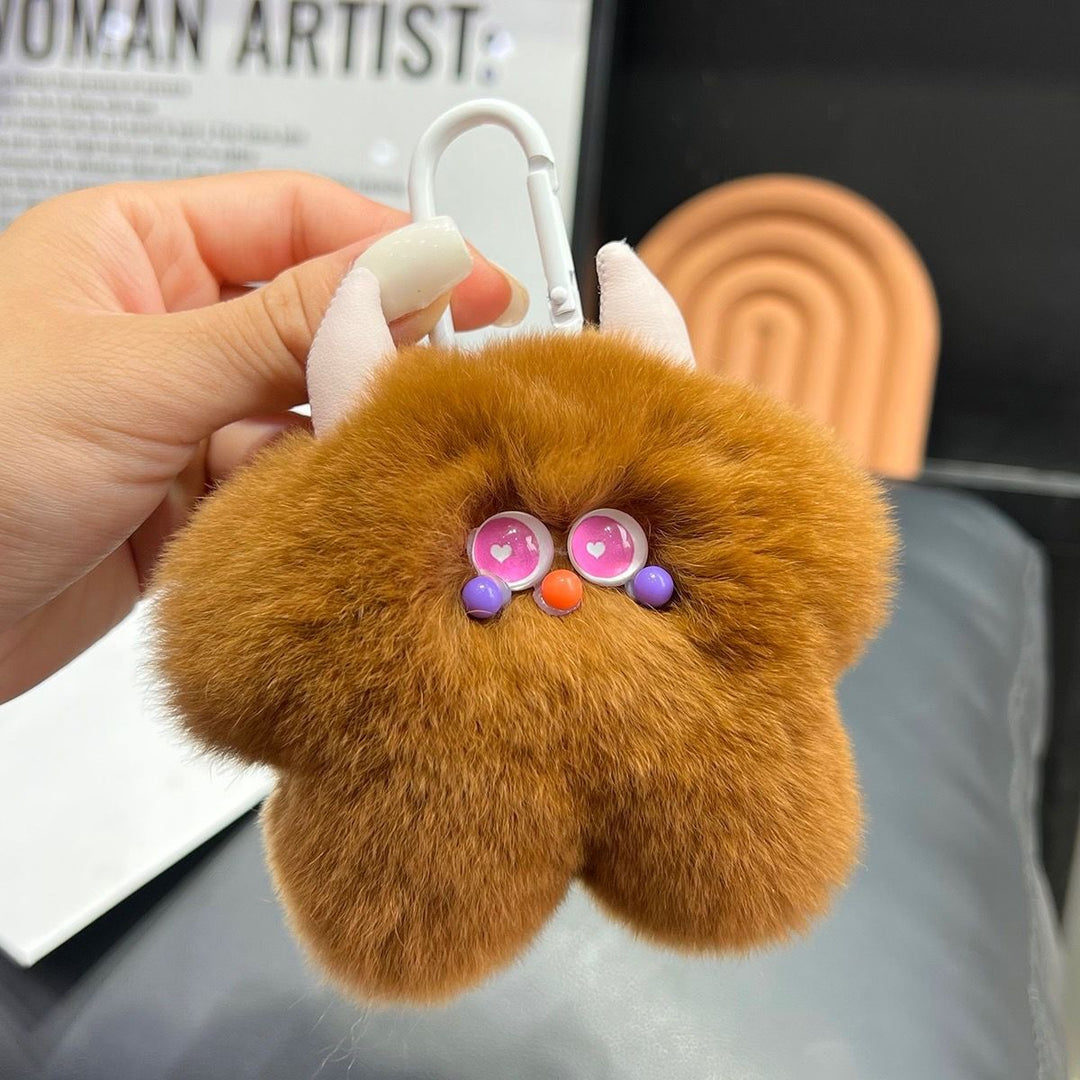 Cute Plush Fur Climbing Keychain Kalsten