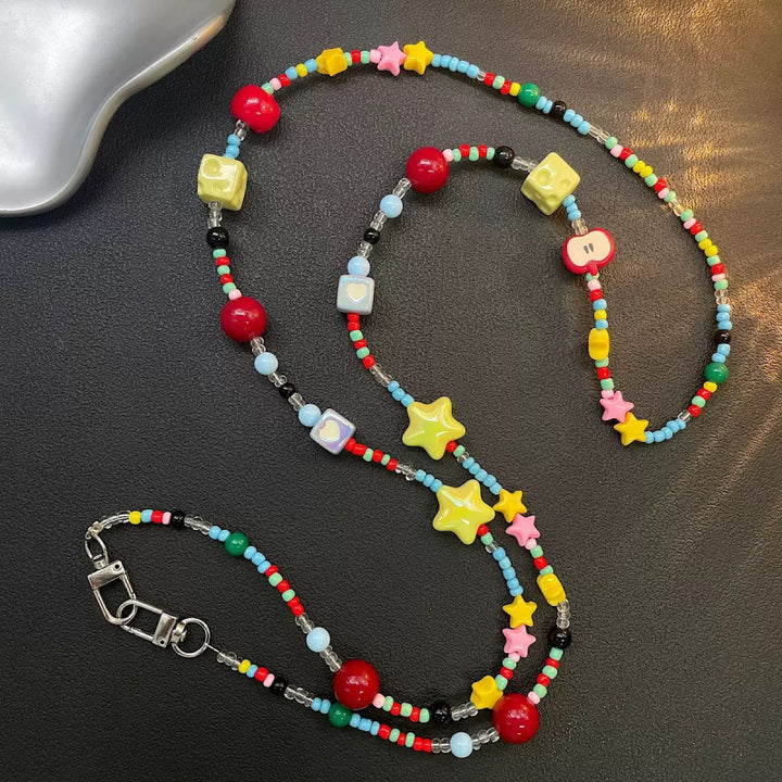 Colorful Beaded Eyewear Holder Chain Kalsten