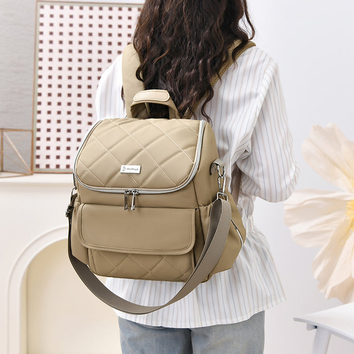 Quilted Multi-Functional Backpack Kalsten