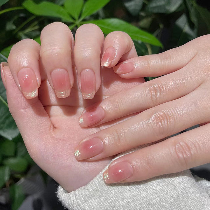 Premium Rhinestone-Embellished Press-On Nails Kalsten