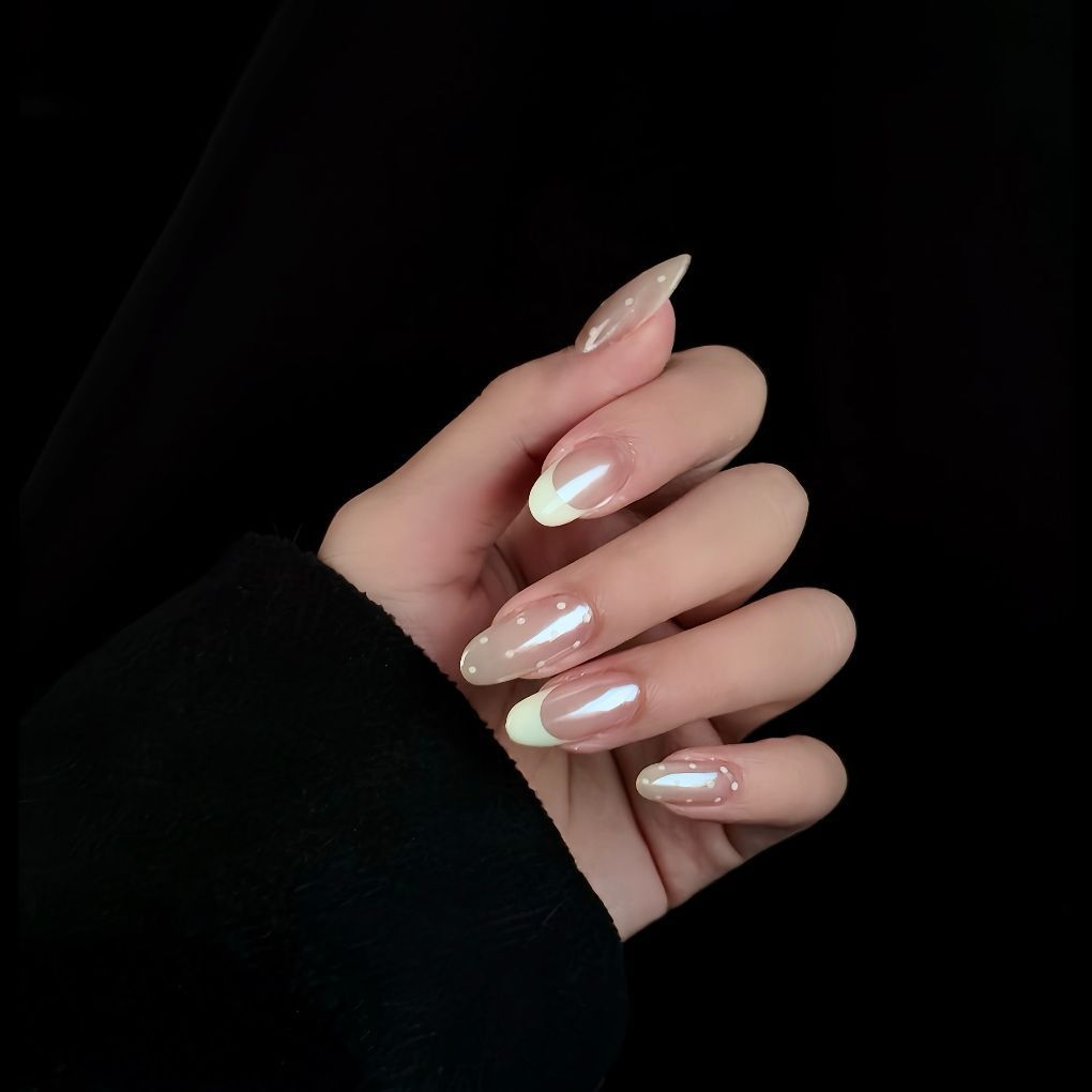Elegant French Tip Press-On Nail Extensions