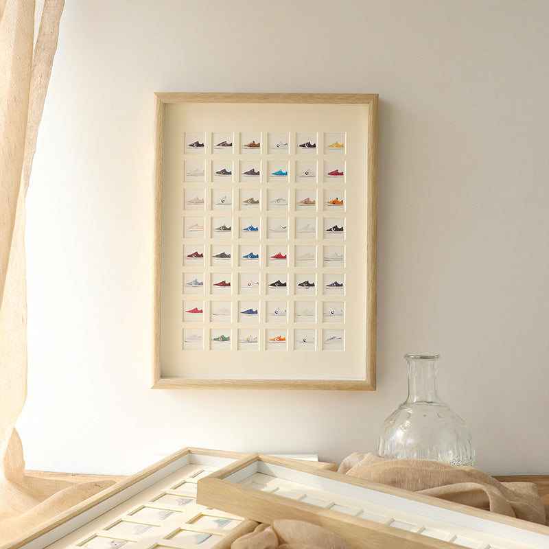 Sneaker Art Display for Home Decor