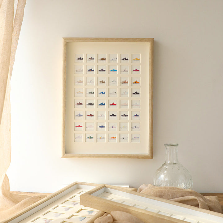 Sneaker Art Display for Home Decor