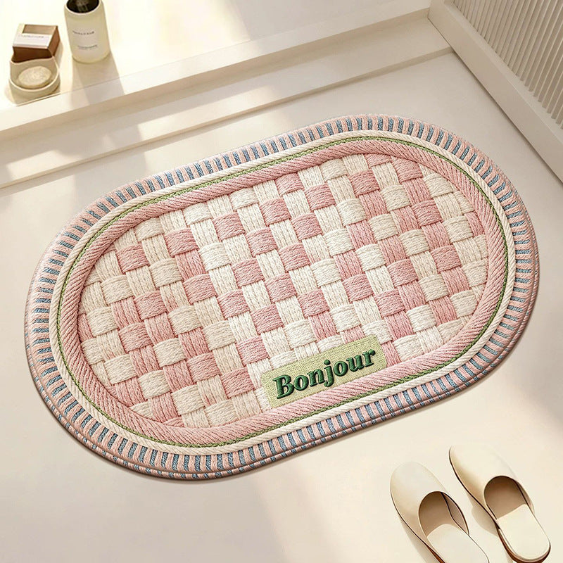 Braided Textured Area Rug
