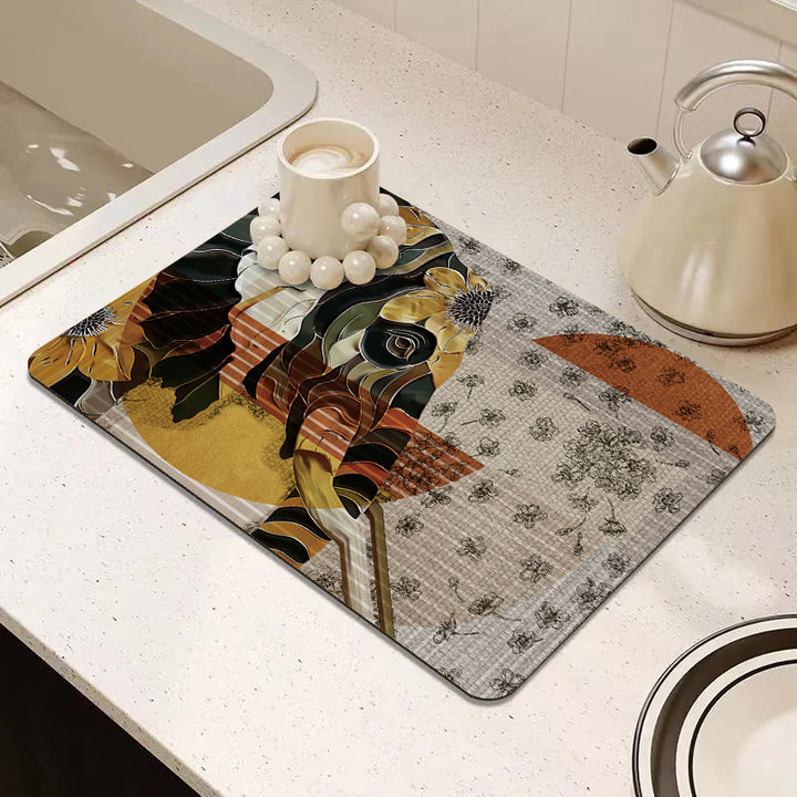 Decorative Kitchen Mat Kalsten