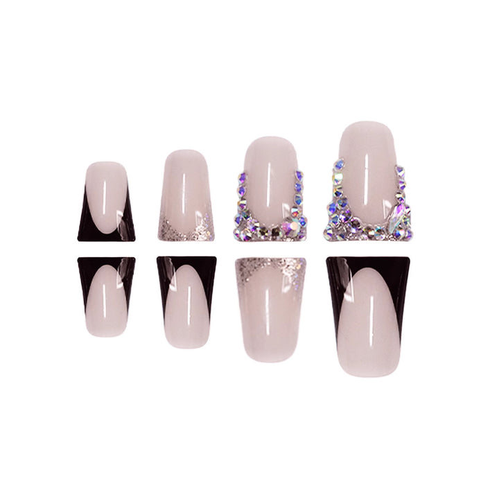 Glamorous Gem-Embellished Nail Enhancements Kalsten