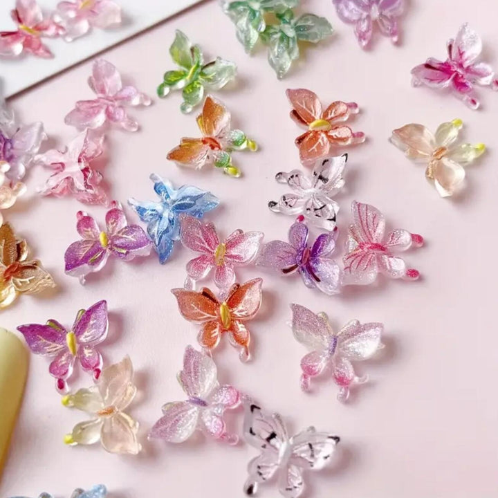 Decorative Butterfly Nail Art Charms