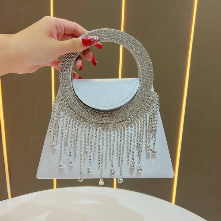 Crystal-Handled Evening Handbag