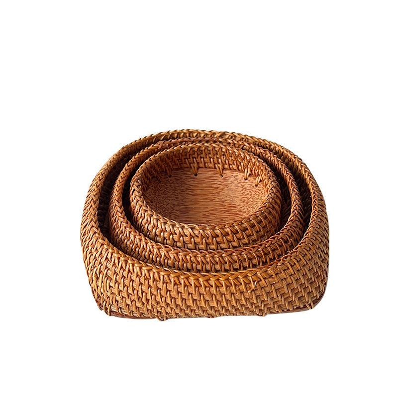 Handcrafted decoration basket in natural design Kalsten