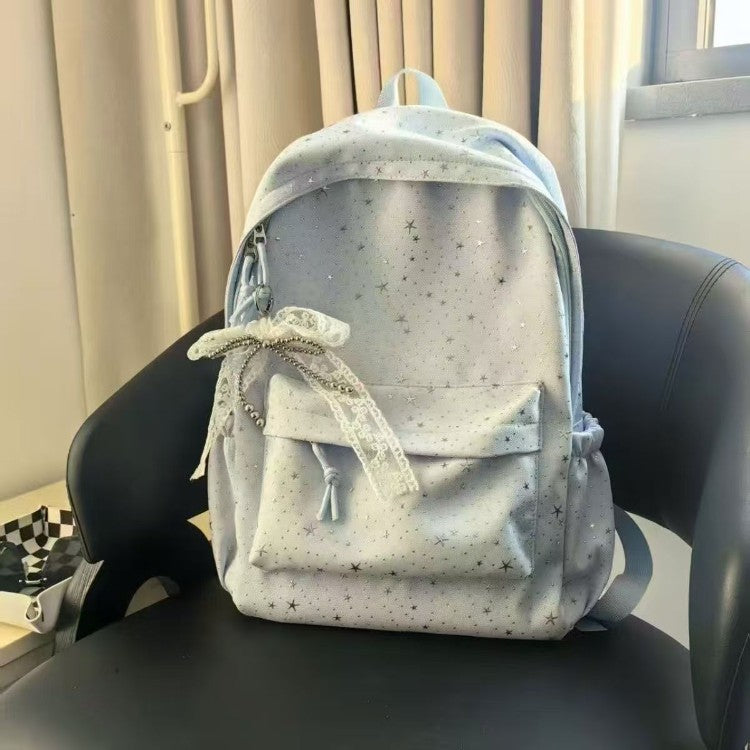Star-Patterned Trendy Backpack Kalsten