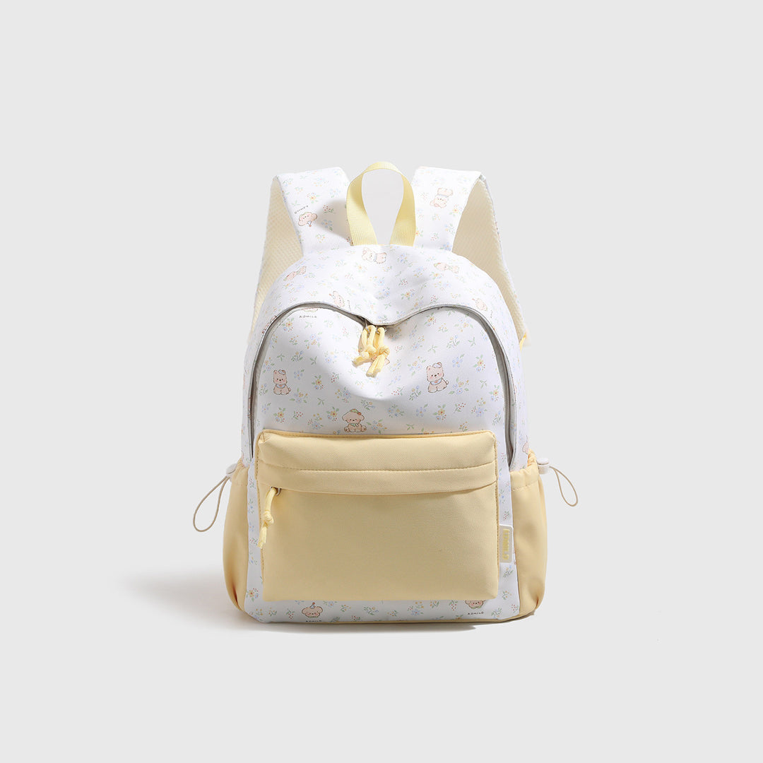 Playful Character Print Backpack Kalsten