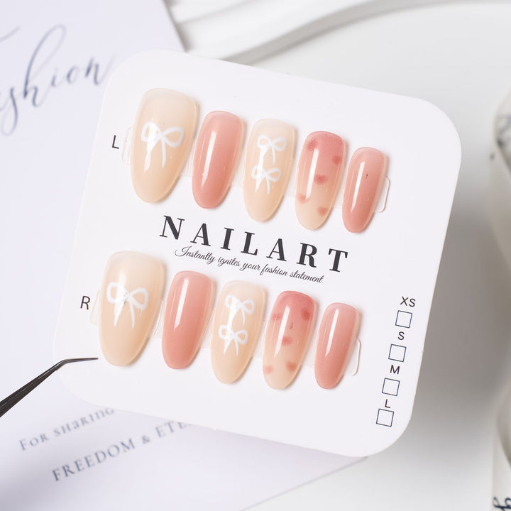 Luxury Ombre Leopard Print Press-On Nail Set Kalsten