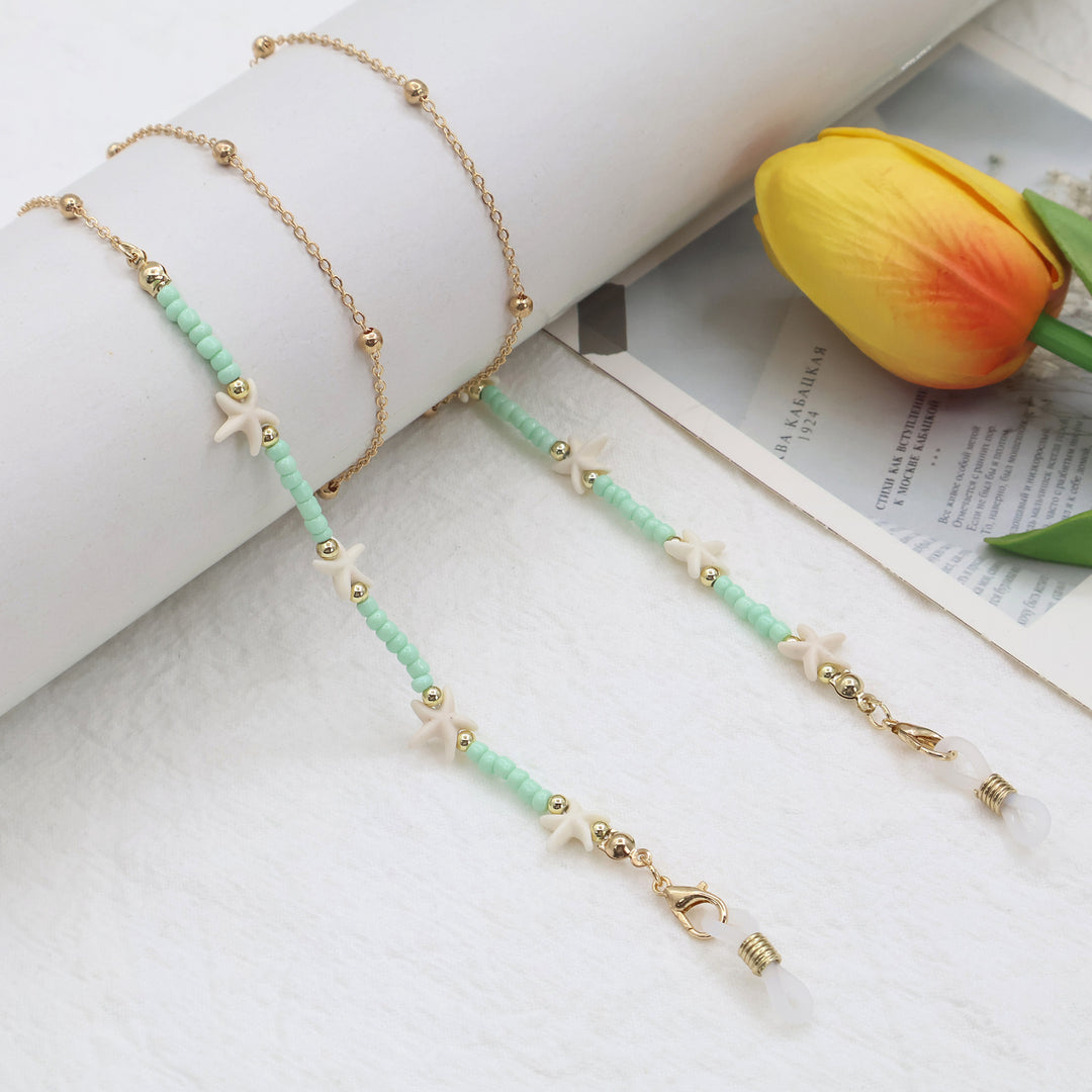 Beach-Inspired Beaded Eyewear Chain Kalsten