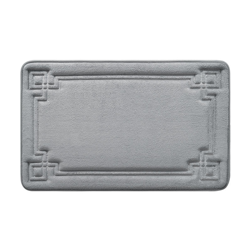 Elegant Textured Bathroom Mat Kalsten