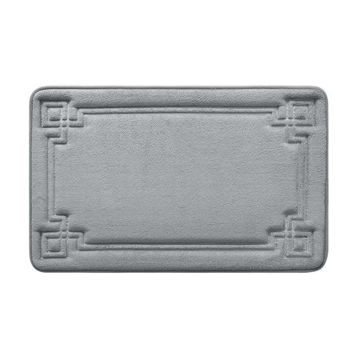 Elegant Textured Bathroom Mat Kalsten