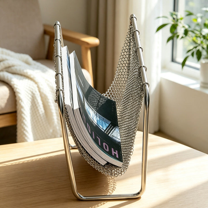 Modern Decorative Wire Magazine Holder