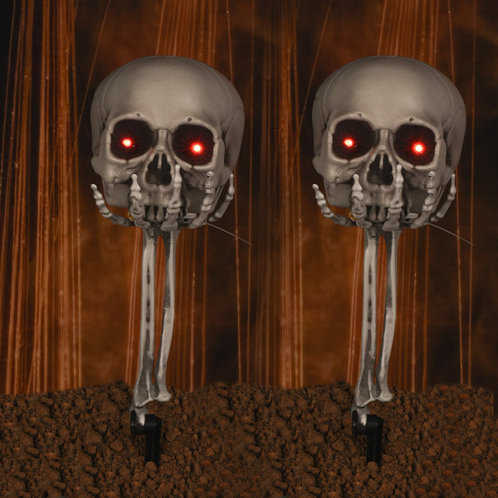 Optical Light-Up Skull Decoration Kalsten