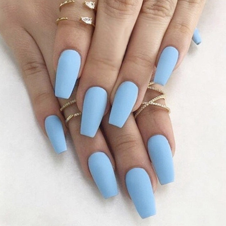 Elegant Matte Finish Press-On Nails Collection