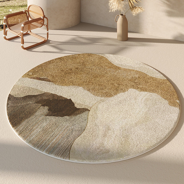 Abstract Pattern Round Area Rug