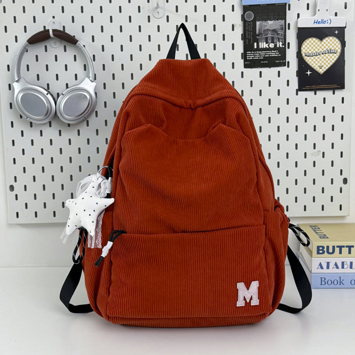 Corduroy Casual Backpack Kalsten