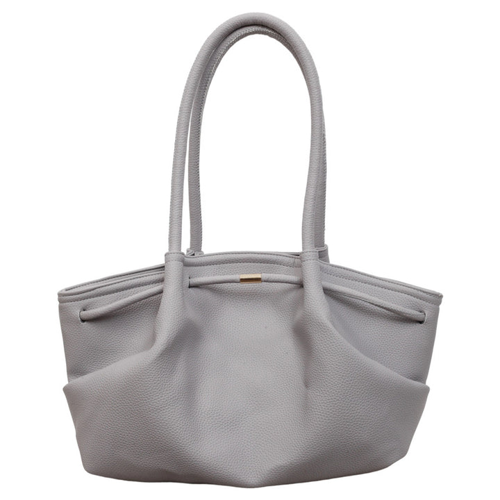 Classic Textured Handheld Tote Bag