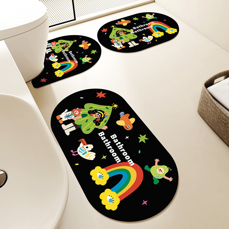Fun Character Bath Mat Set