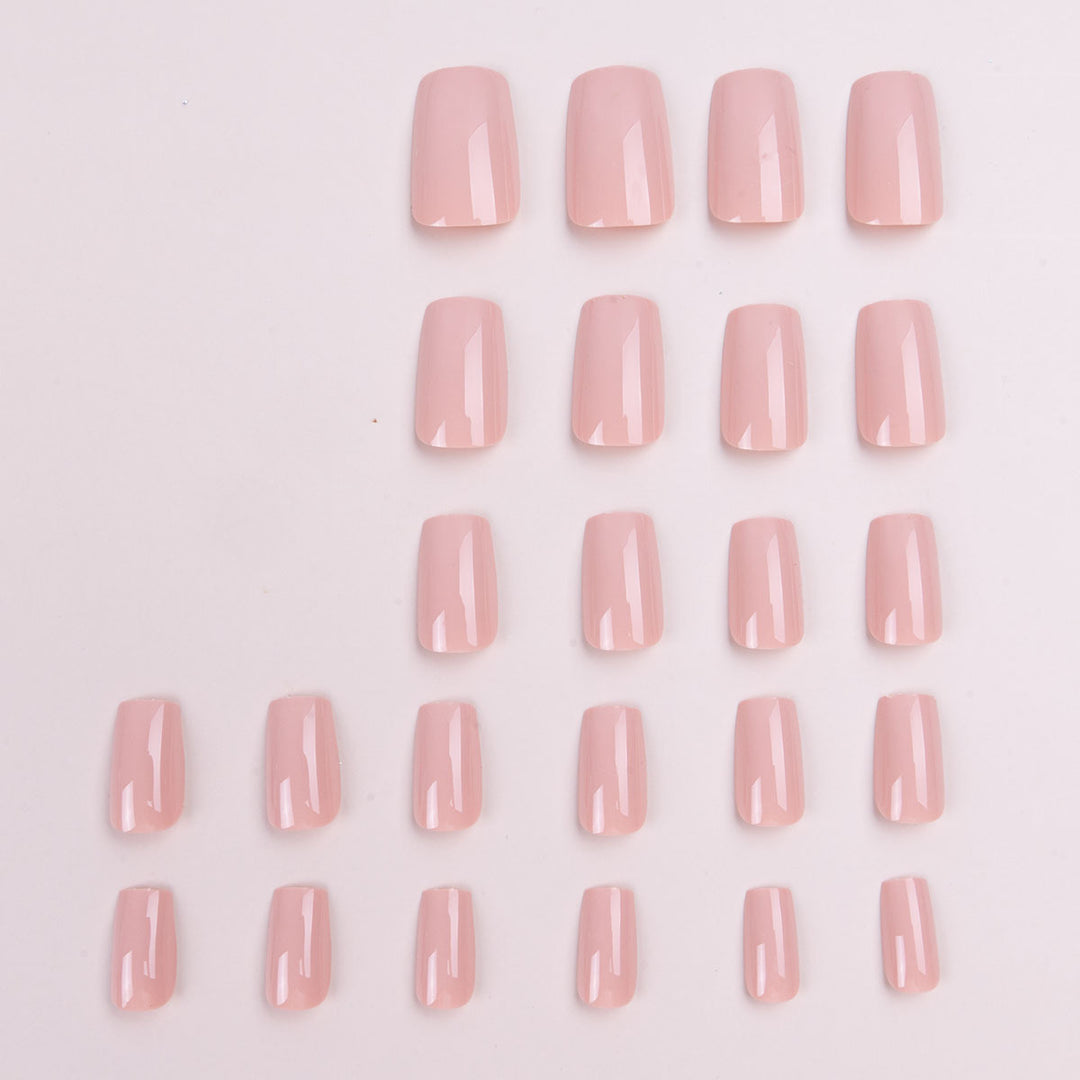 Elegant Glossy Nail Extensions