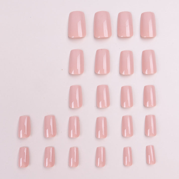 Elegant Glossy Nail Extensions