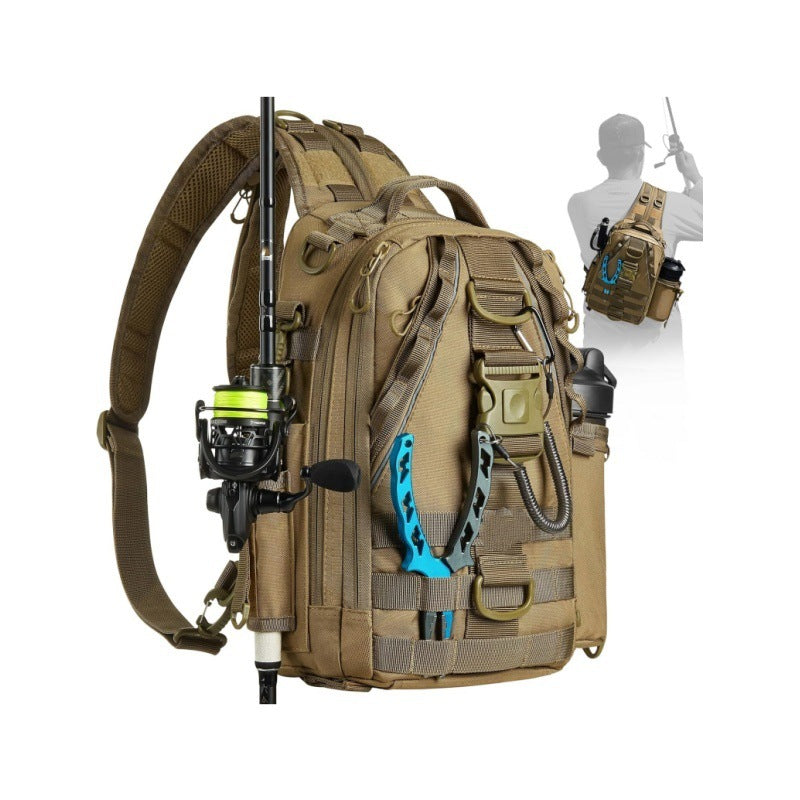 Multifunctional Fishing Backpack Bag with Integrated Accessory Compartments Kalsten