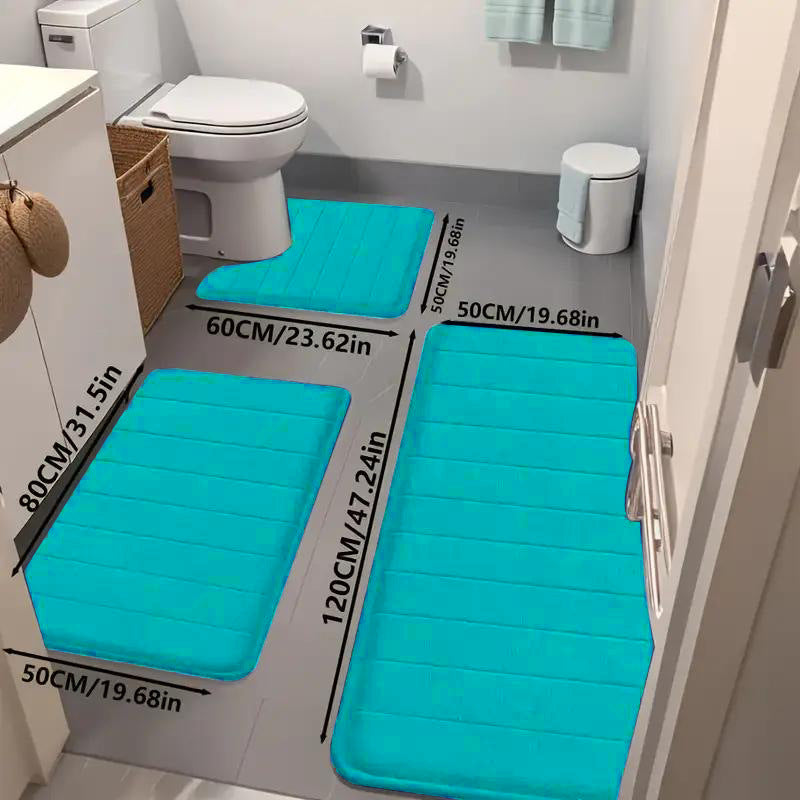Bathroom Mat Set Kalsten