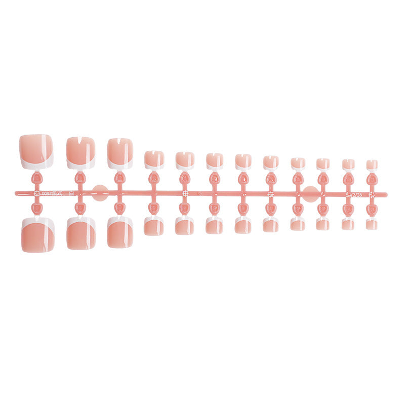 Premium Natural Finish Press-On Toenails Kalsten