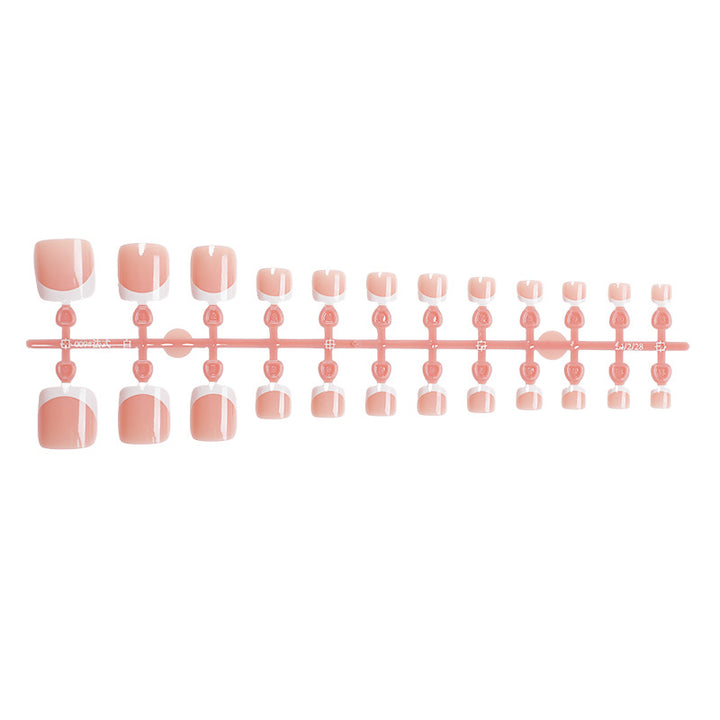 Premium Natural Finish Press-On Toenails Kalsten
