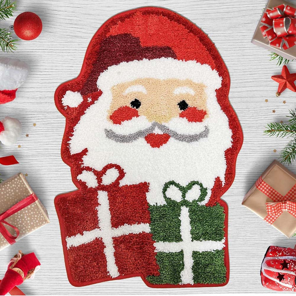 Whimsical Gnome Design Bath Mat