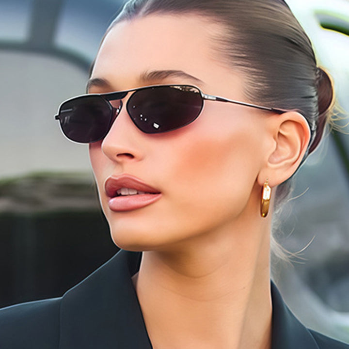 Ladies fashionable sunglasses in elegant polygon design Kalsten