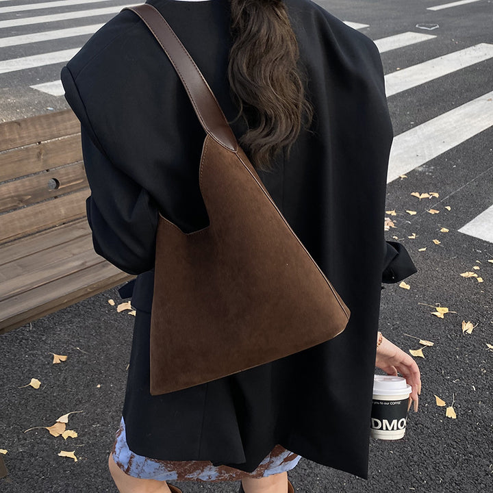Suede Hobo Handbag Kalsten