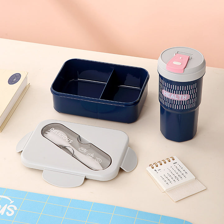 Multi-Compartment Food Storage Bento Box with Airtight Lid